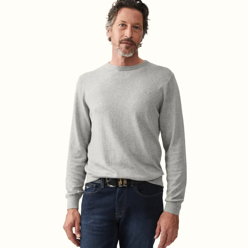 R.M. Williams Howe Sweater Grey Marle Clearance