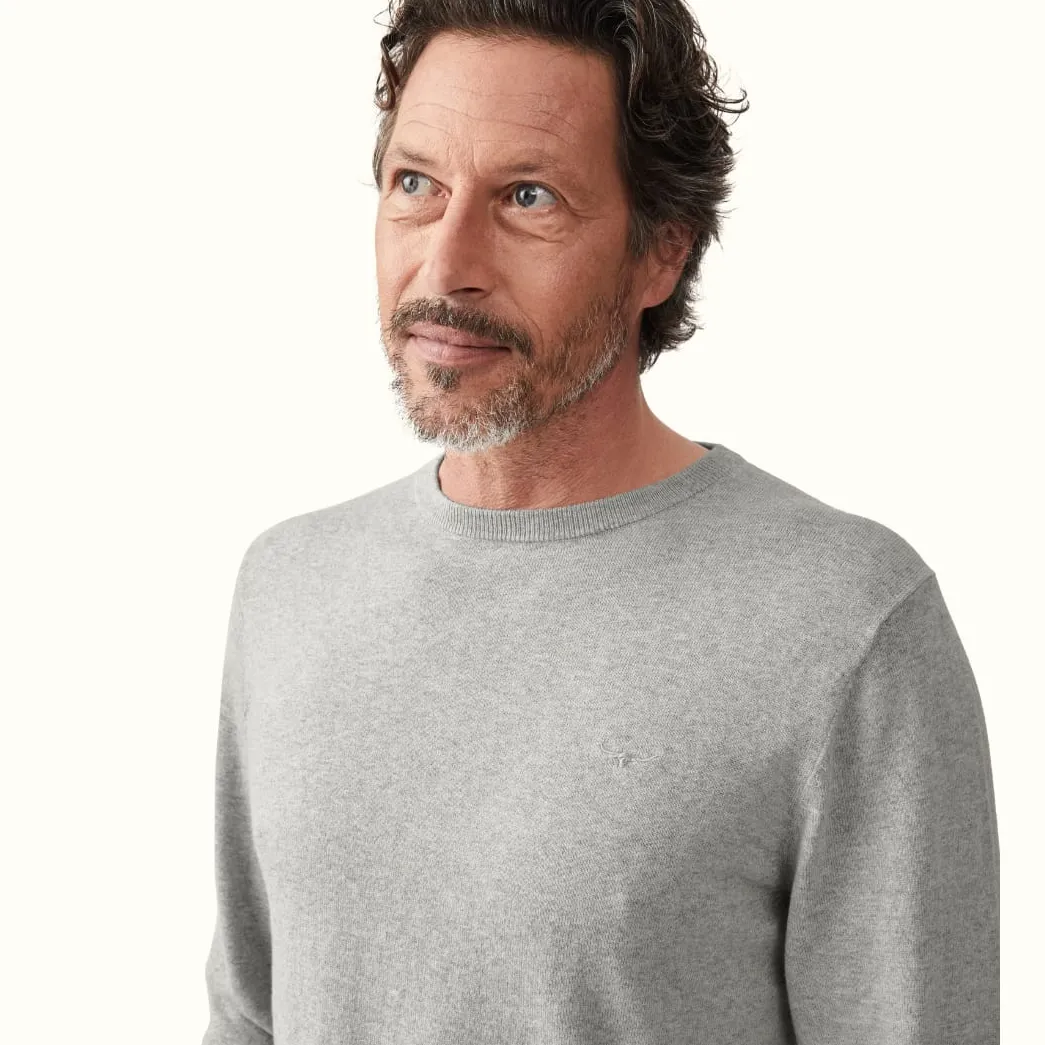 R.M. Williams Howe Sweater Grey Marle Clearance