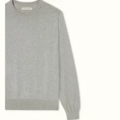 R.M. Williams Howe Sweater Grey Marle Clearance