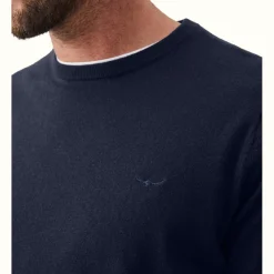 R.M. Williams Howe Sweater Navy Clearance