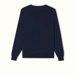 R.M. Williams Howe Sweater Navy Clearance