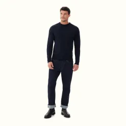 R.M. Williams Keith Sweater Navy Discount