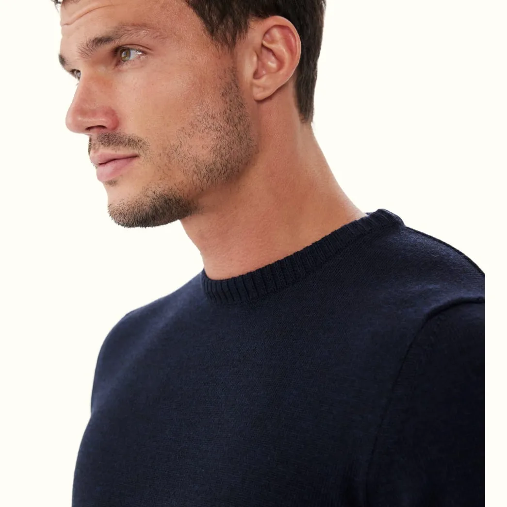 R.M. Williams Keith Sweater Navy Discount