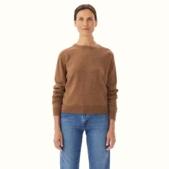 R.M. Williams Kilda Crew Sweater Caramel Fashion