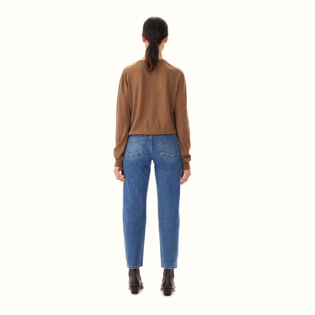 R.M. Williams Kilda Crew Sweater Caramel Fashion