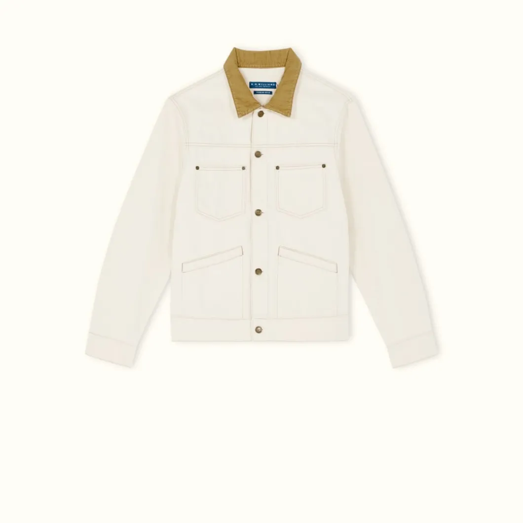 R.M. Williams Kulkawarra Jacket Ecru Shop