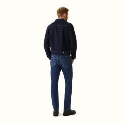 R.M. Williams Kurnell Type 2 Jacket Indigo Rinse Wash Flash Sale