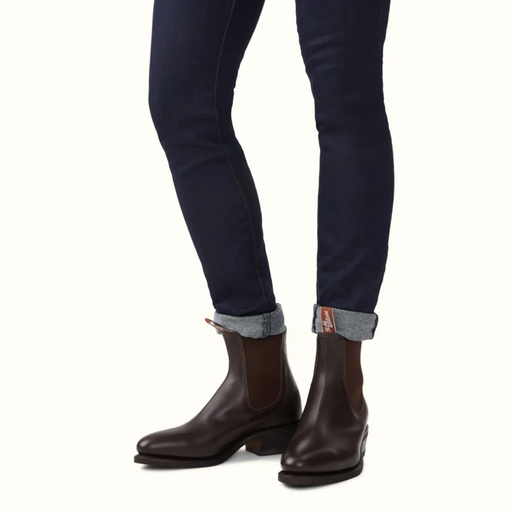 R.M. Williams Lady Yearling Rubber Sole Boot Chestnut Outlet