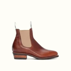 R.M. Williams Lady Yearling Rubber Sole Boot Tan Best