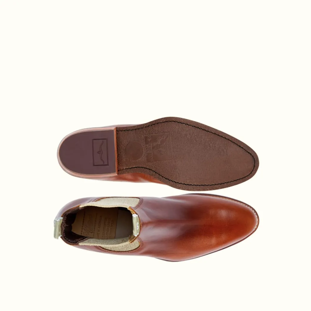 R.M. Williams Lady Yearling Rubber Sole Boot Tan Best