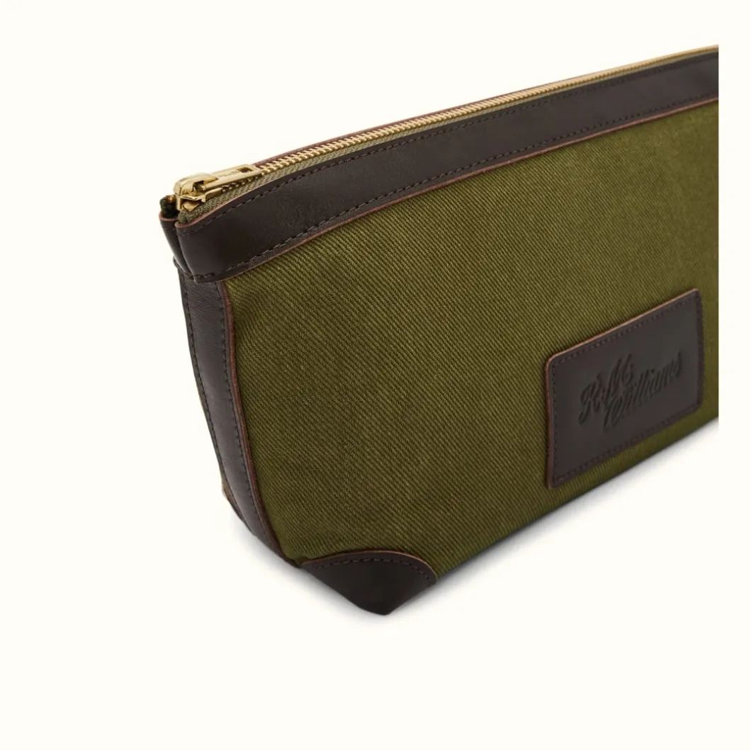 R.M. Williams Lindfield Washbag Khaki/Brown Cheap