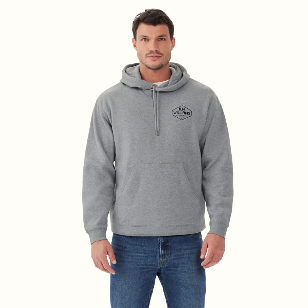 R.M. Williams Majura Hooded Sweatshirt Grey Marle Online