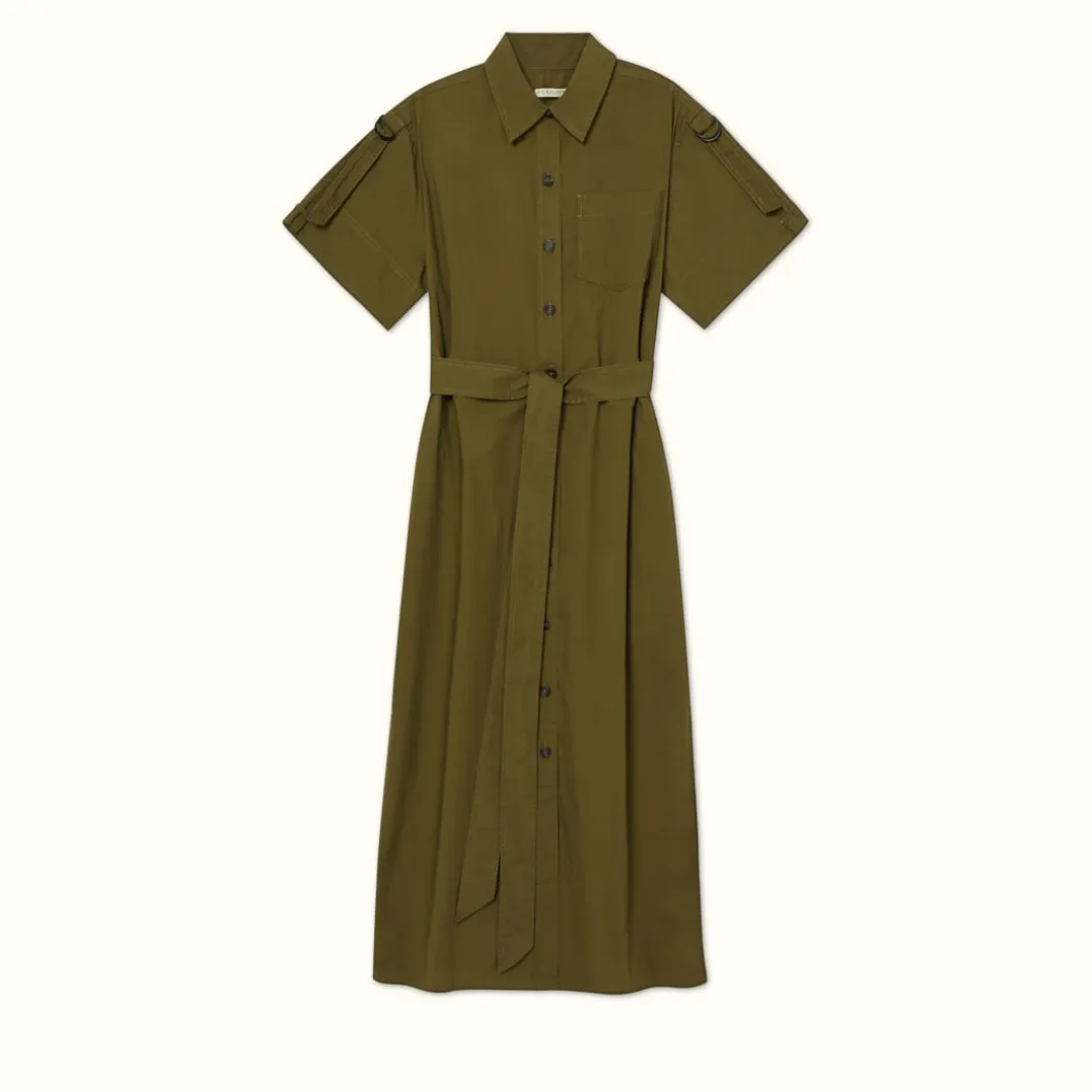 R.M. Williams Malanda Shirt Dress Dark Green Store