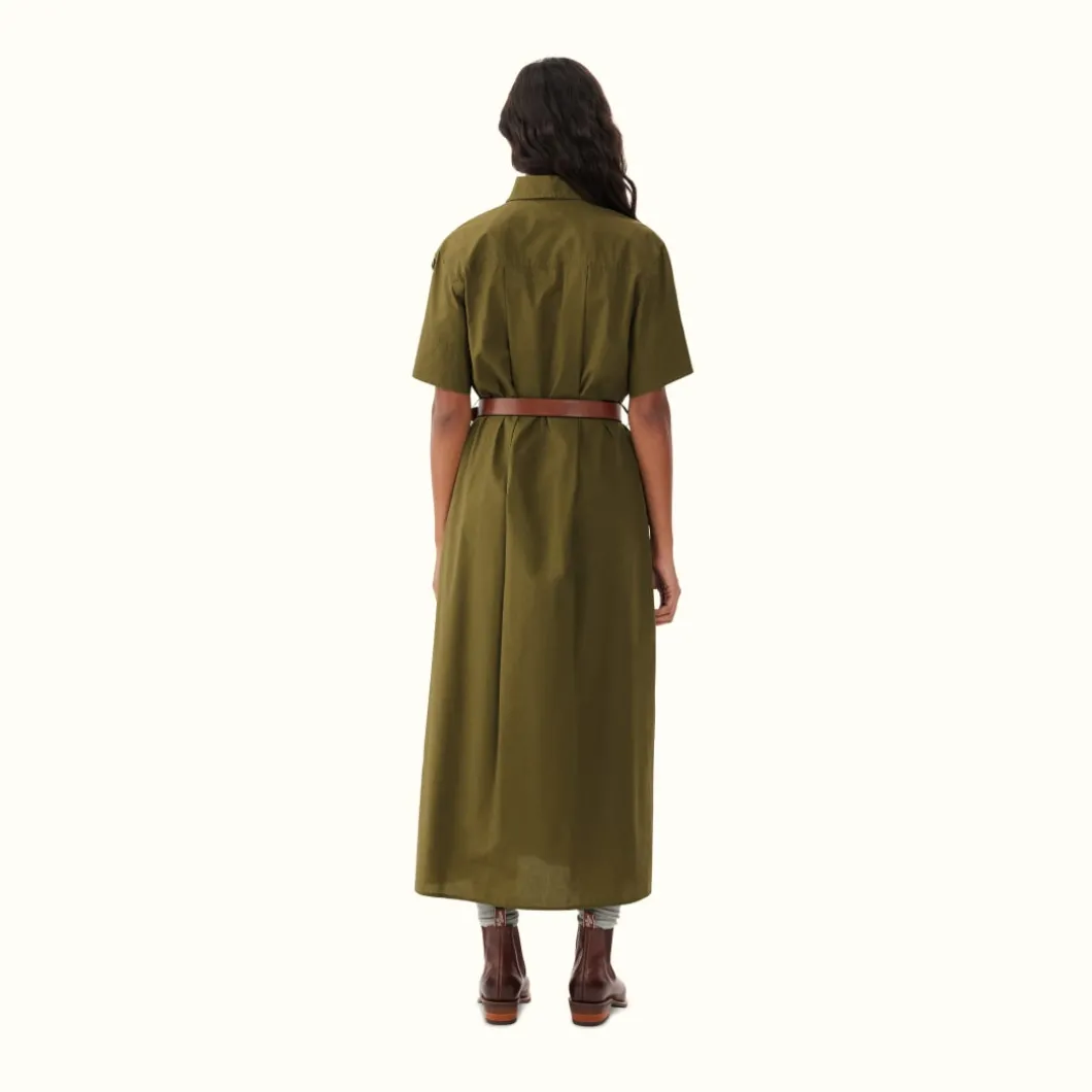 R.M. Williams Malanda Shirt Dress Dark Green Store