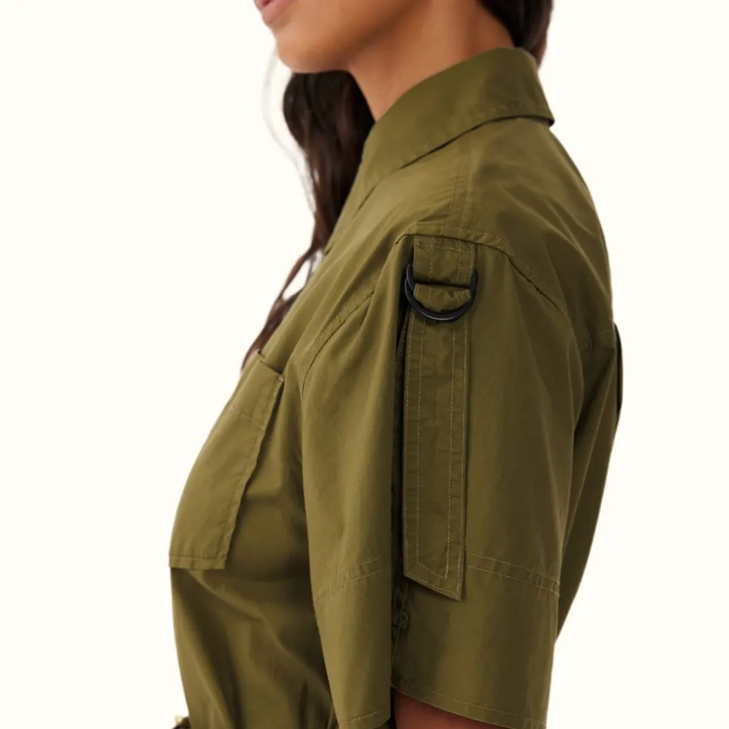 R.M. Williams Malanda Shirt Dress Dark Green Store