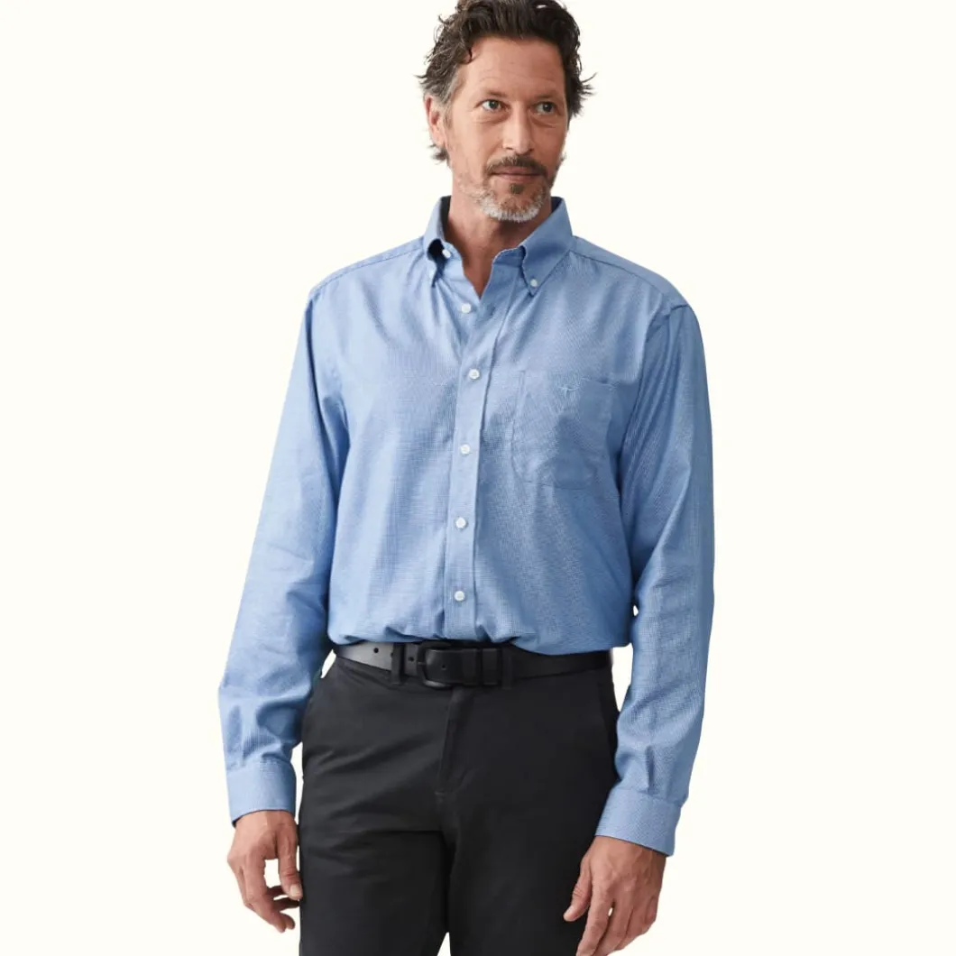 R.M. Williams Mansfield Shirt Soft Blue Best Sale