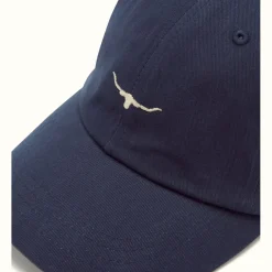 R.M. Williams Mini longhorn cap Navy/Bone Store