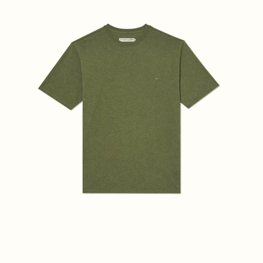 R.M. Williams Parson T-Shirt Olive Best Sale