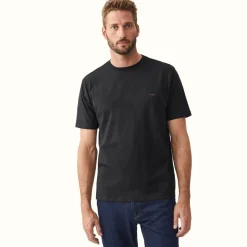 R.M. Williams Parson T-Shirt Black/Chestnut Cheap