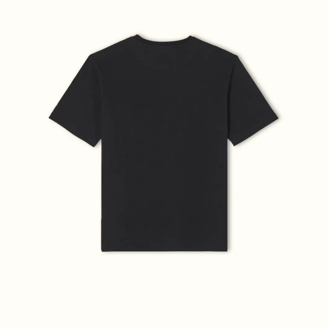 R.M. Williams Parson T-Shirt Black/Chestnut Cheap