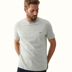 R.M. Williams Parson T-Shirt Grey Marle/Chestnut Outlet