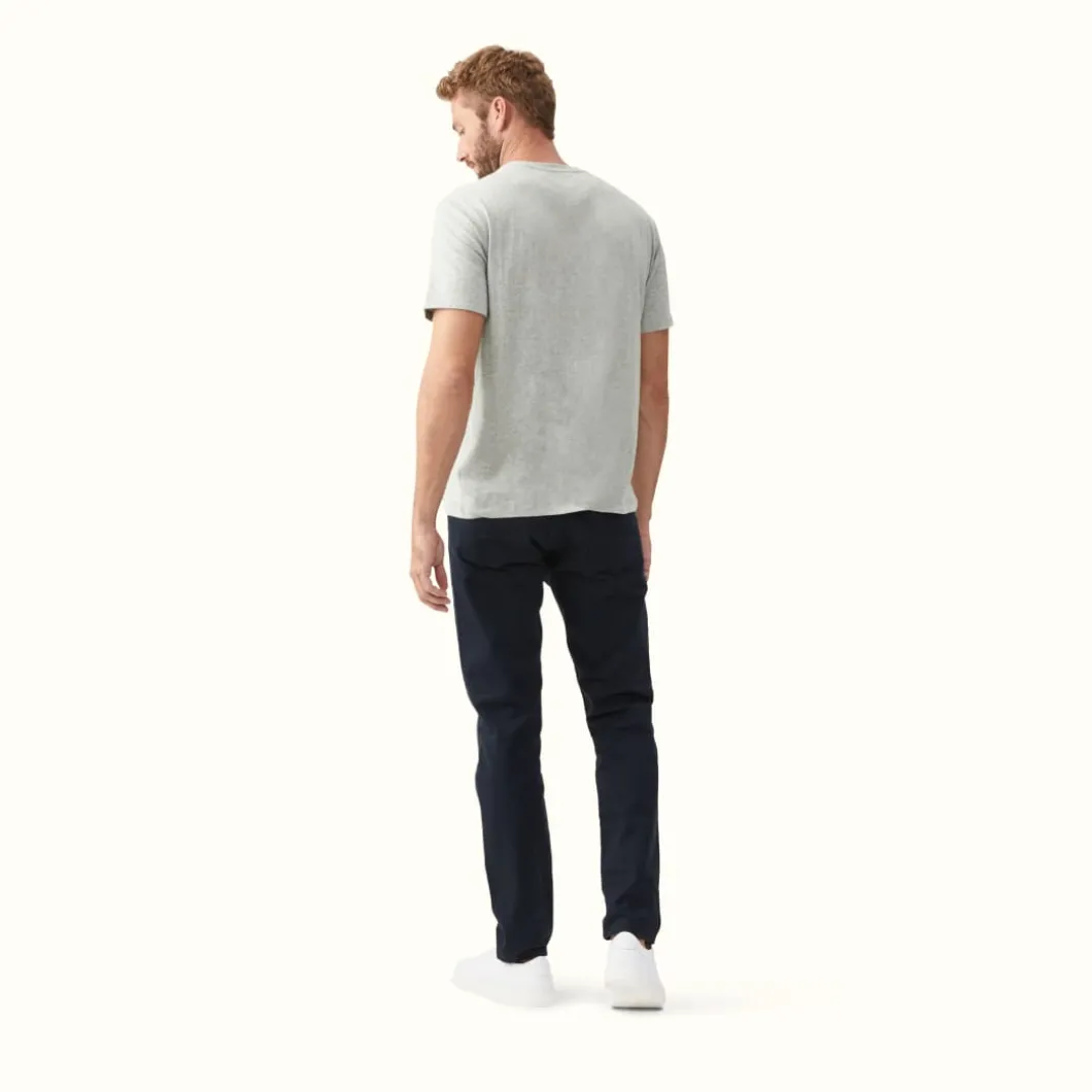 R.M. Williams Parson T-Shirt Grey Marle/Chestnut Outlet