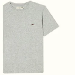 R.M. Williams Parson T-Shirt Grey Marle/Chestnut Outlet