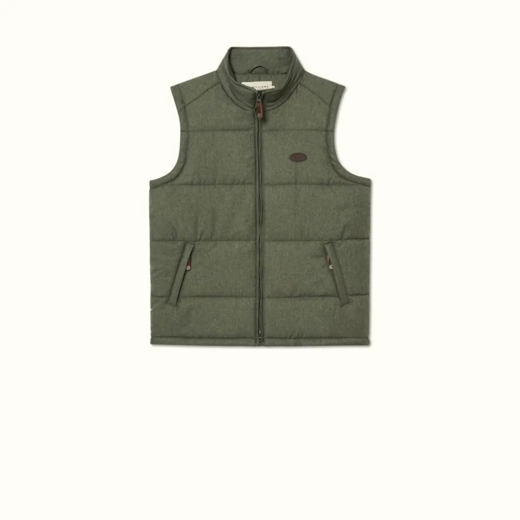 R.M. Williams Patterson Creek Vest Green Marle Shop