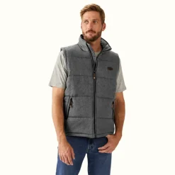 R.M. Williams Patterson Creek Vest Charcoal Hot