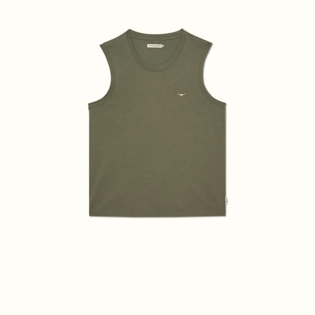 R.M. Williams Piccadilly Tank Olive Online