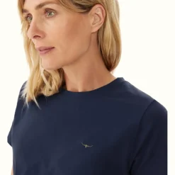 R.M. Williams Piccadilly T-Shirt Dark Navy Cheap