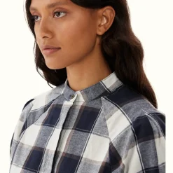 R.M. Williams Redleaf Shirt Navy Off White Sale