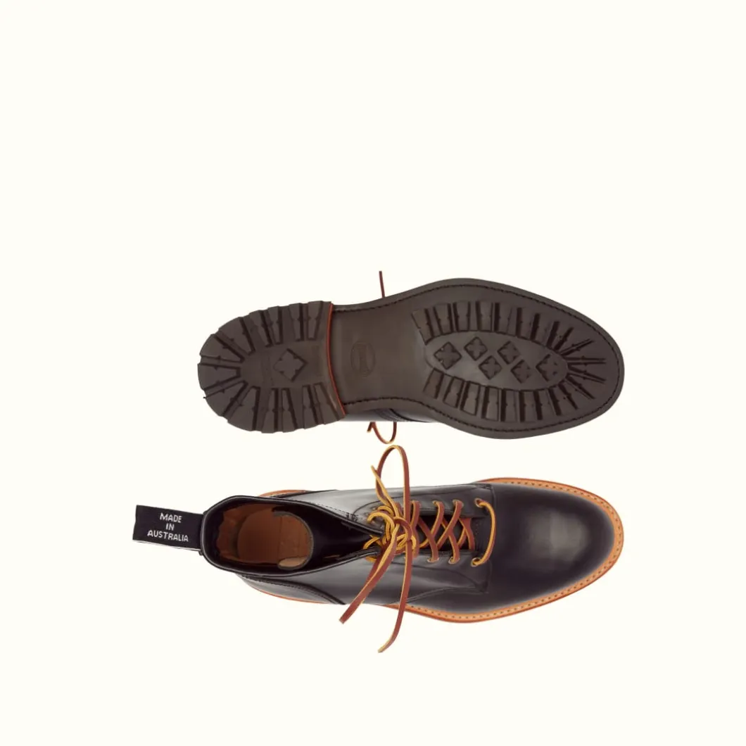 R.M. Williams Rigger Commando Boot Black Hot