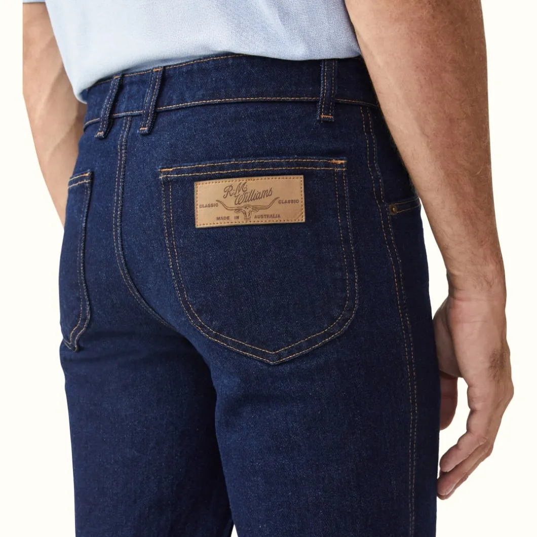 R.M. Williams Rigger Jeans Blue Hot