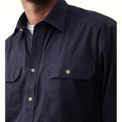R.M. Williams R.M.W Angus Shirt Navy Discount