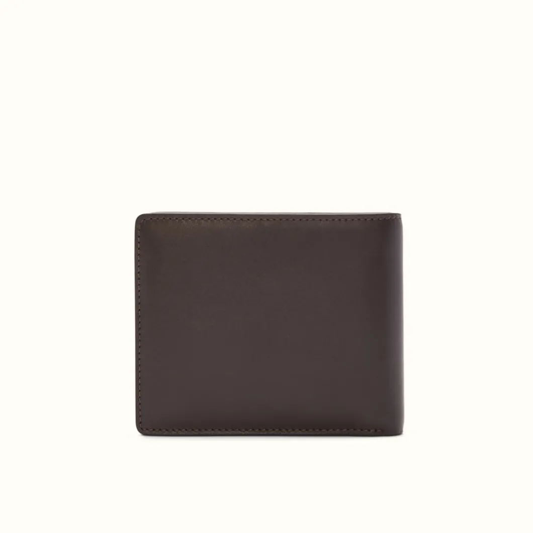 R.M. Williams R.M.W City Slim Bi-Fold Chocolate Clearance