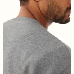 R.M. Williams R.M.W Script Crew Neck Grey Marle Sale