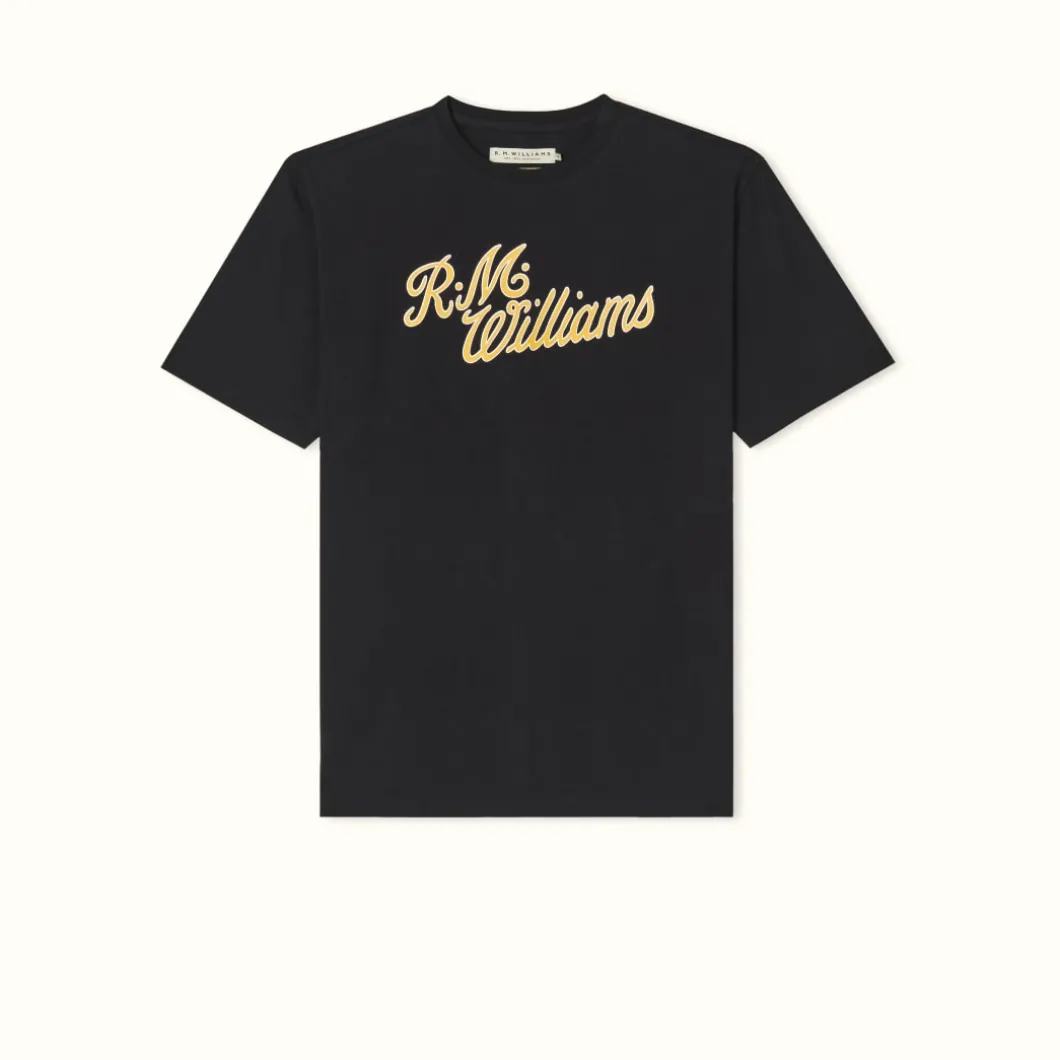 R.M. Williams R.M.W Script T-Shirt Black/White Sale