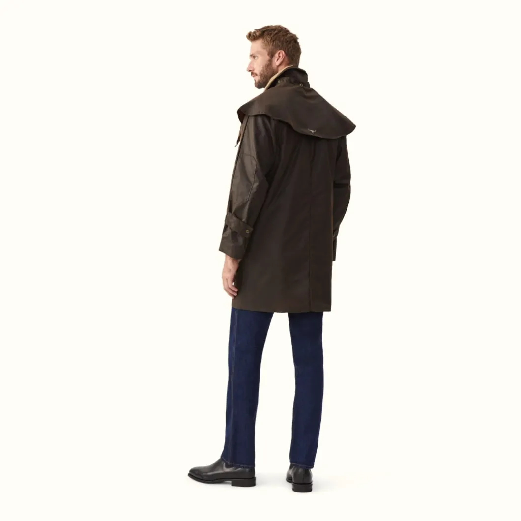 R.M. Williams Rouseabout Coat Brown Best Sale