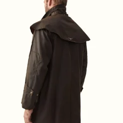 R.M. Williams Rouseabout Coat Brown Best Sale