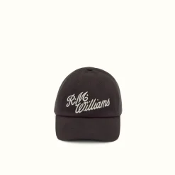 R.M. Williams Script cap Black/Silver Clearance