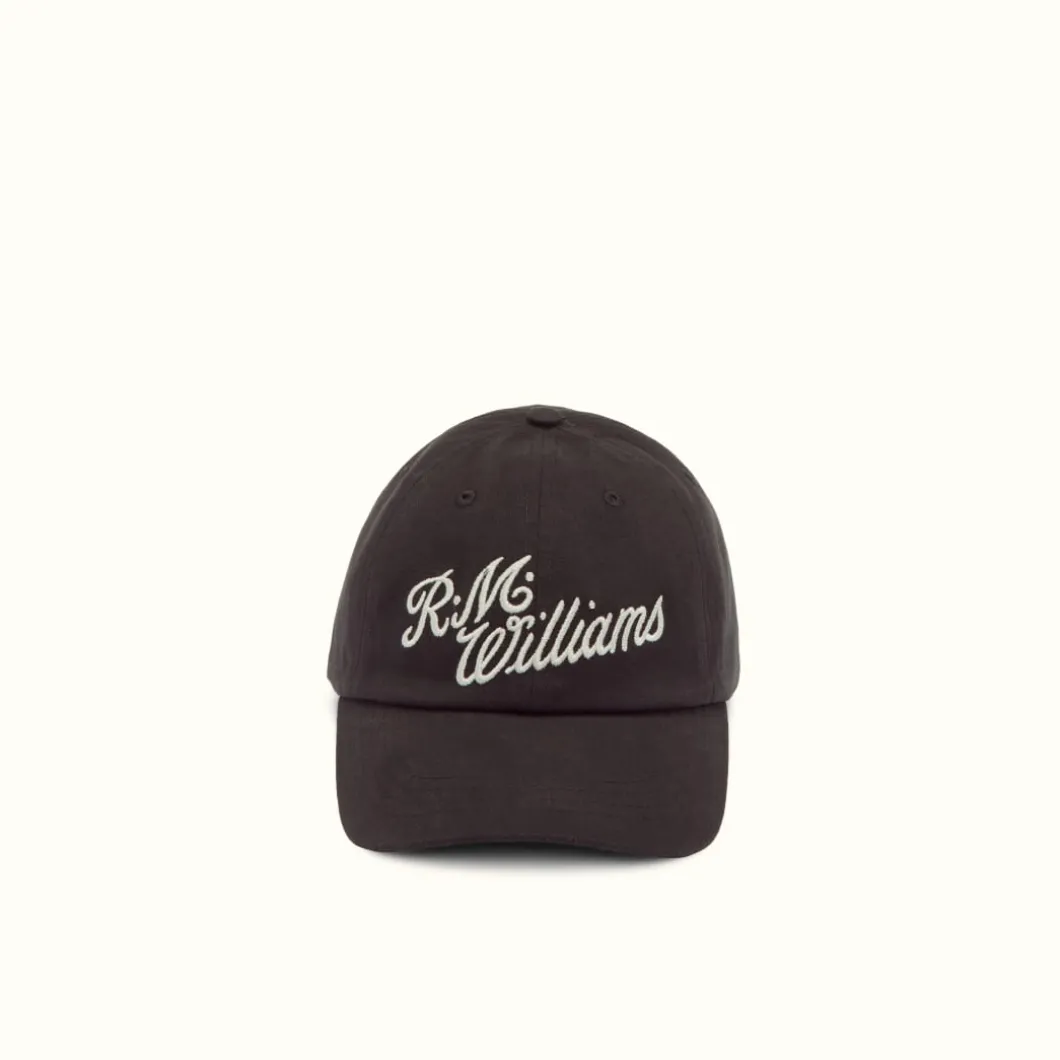 R.M. Williams Script Cap Black/Silver Best Sale