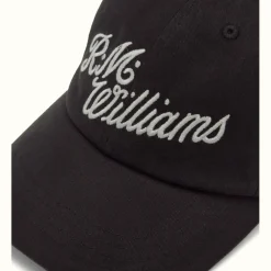 R.M. Williams Script Cap Black/Silver Best Sale