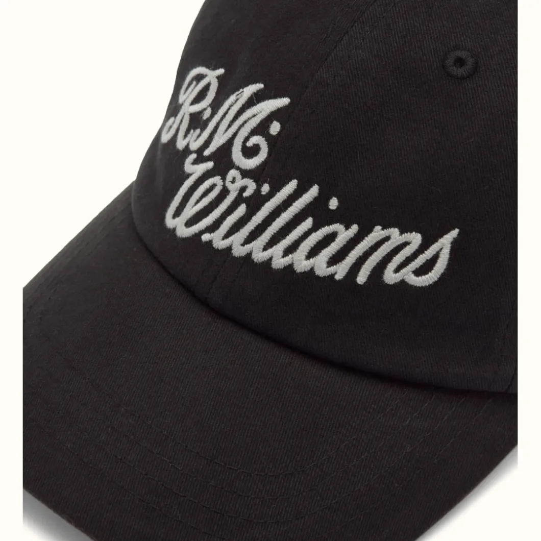 R.M. Williams Script Cap Black/Silver Best Sale