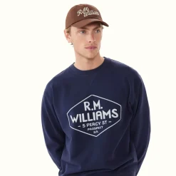 R.M. Williams Script cap Chocolate Clearance