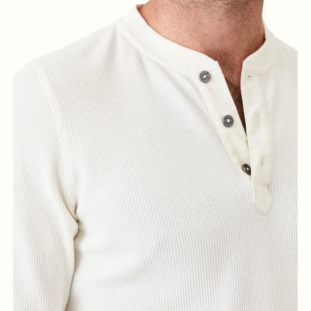 R.M. Williams Silverton Henley Ecru New