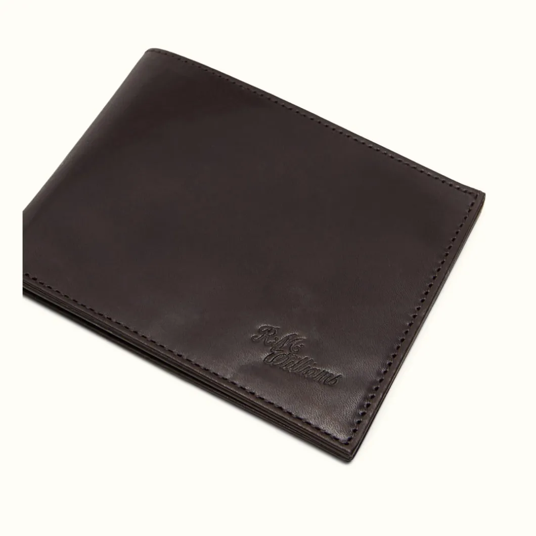 R.M. Williams Singleton Bi-Fold Wallet Dark Brown Sale