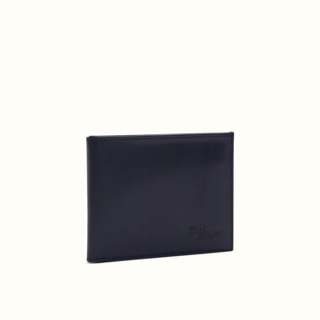 R.M. Williams Singleton Bi-Fold Wallet Navy Hot