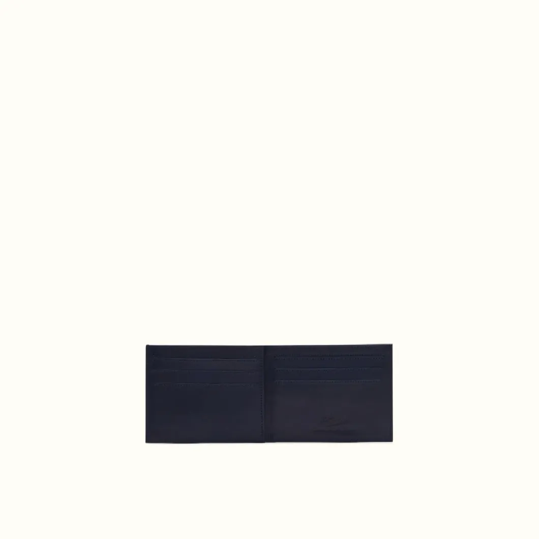 R.M. Williams Singleton Bi-Fold Wallet Navy Hot