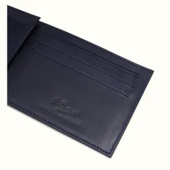 R.M. Williams Singleton Bi-Fold Wallet Navy Hot